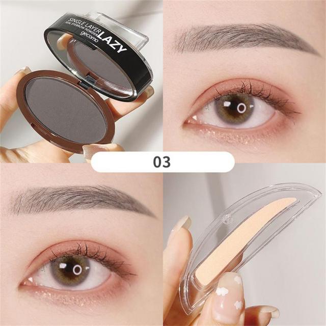 Eyebrow Seal Waterproof Long Lasting Professional Double or Single Layer Makeup Palette Enhancers Lazy Seal Eye Brow Shadow