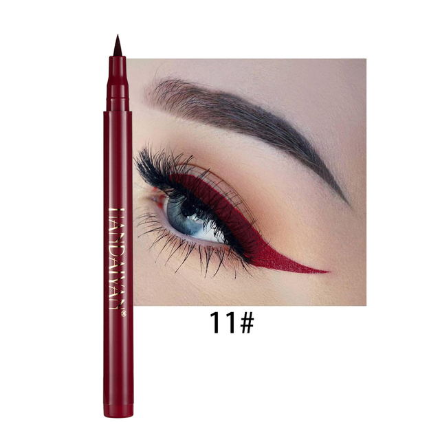 Colorful Liquid Eyeliner Waterproof Gel Eyeliner Stamp Pen Pencil Long Lasting No Blooming Waterproof Eye Liner Makeup Tools