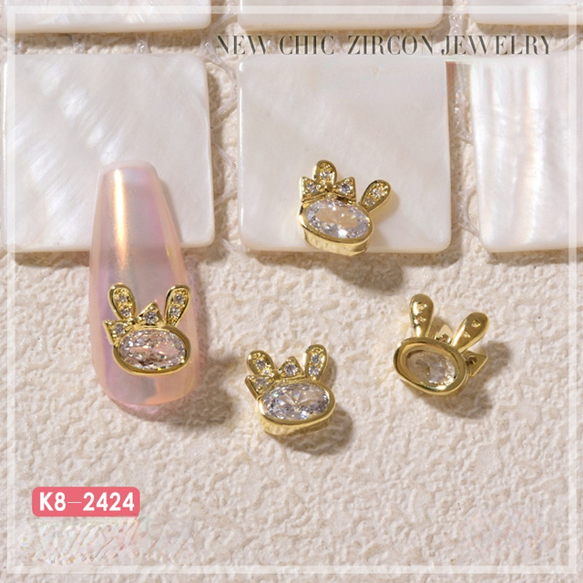 Nail Art Zircon Jewelry Bowknot Pearl Accessories Explosive Flower Color Preserved Decorative Diamond Nail