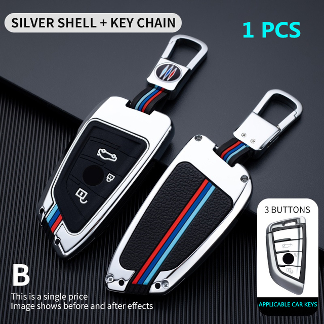 Zinc Alloy Car Key Case Cover Shell Protector for BMW X1 X3 X4 X5 F15 X6 F16 G30 7 Series G11 F48 F39 520 525 f30 118i 218i 320i