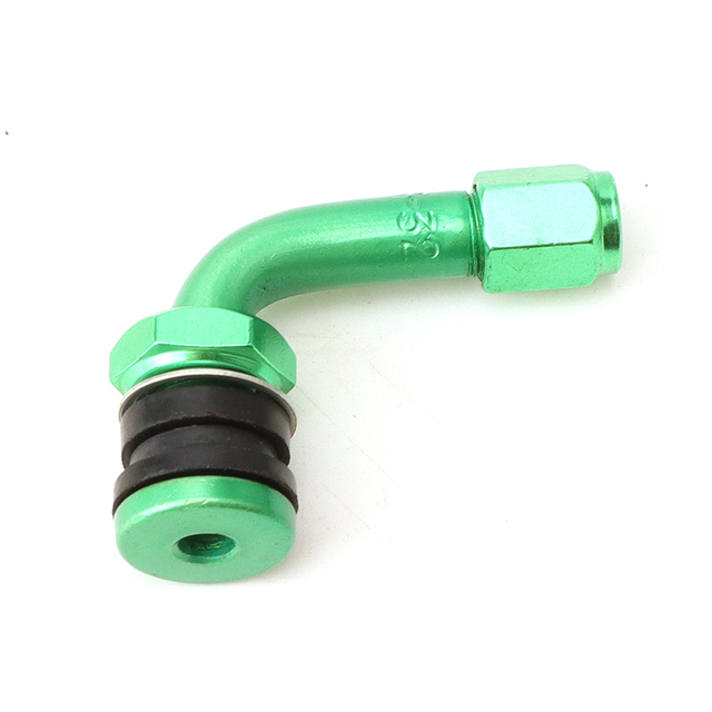 1PC Alloy Rubber Straight Valve/Curve Tubeless Tire Valve Bicycle Auto Parts Tire Valve Accessories 5 Colors