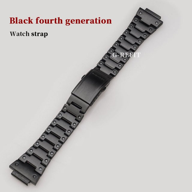 G-Refit DW5600 5610 G5600E Metal Bezel Stainless Steel Watchband 5600 Strap GW-B5600 Band WtachCase Accessories With Tools