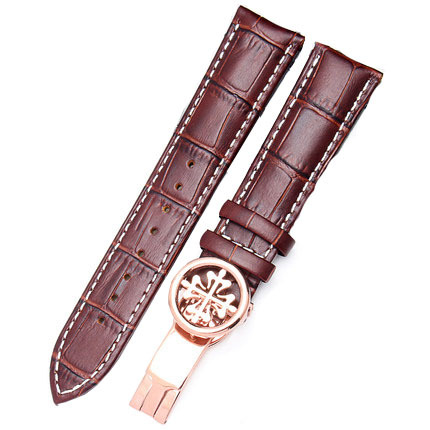 Leather Watch Strap For Patek Philippe Bomb 5167Ax Watch Crocodile Pattern Strap Butterfly Buckle Men And Women 19/20mm 22mm