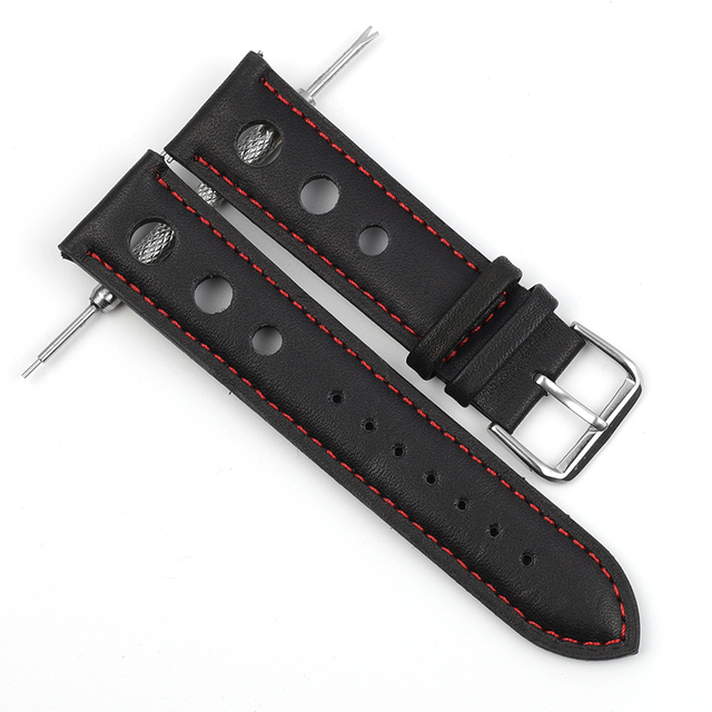 Genuine leather watch straps for men, high quality genuine leather watch accessories, 18mm, 20mm, 22mm, 24mm, black and brown