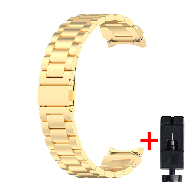 no gaps stainless steel band for samsung galaxy watch 4 classic 46mm 42mm strap matel correa galaxy watch 4 44mm 40mm bracelet