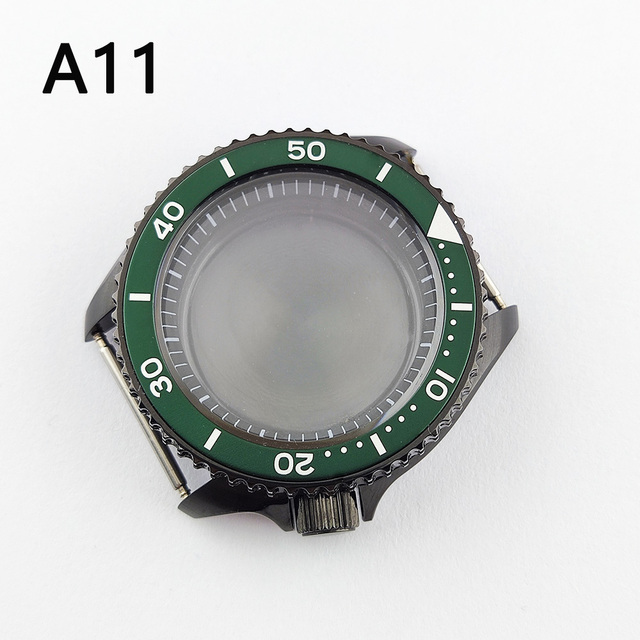 41.5mm NH35 NH36 case, watch accessories, stainless steel plated sapphire glass suitable for NH35 NH36 movement