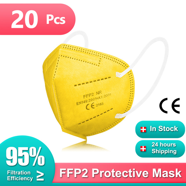 FFP2 mascarillas ffp2 homology adas adult colorful safety mask fashion KN95 masks dust respirator ffp2fan CE black FPP2 face mask