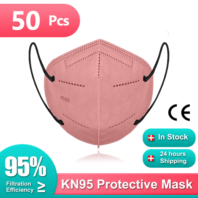 KN95 mascarillas 5-layer ffp2 approved colors morandi masque adult face masks fpp2 homology ada ffp2masque negras certified kn95