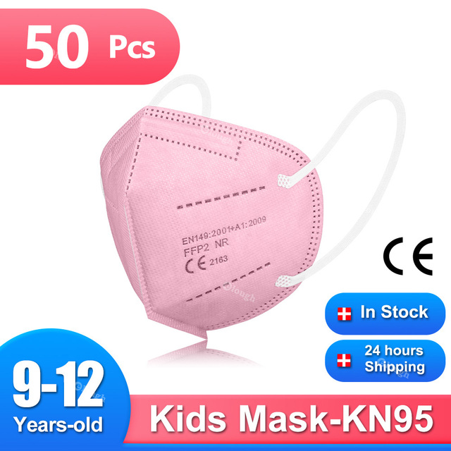 9-12 Years Baby Face Mask FFP2 Ninos Mascarillas FPP2 homology ada Mascarilla KN95 Masks ffp2mascherina FFPP2 Bambini