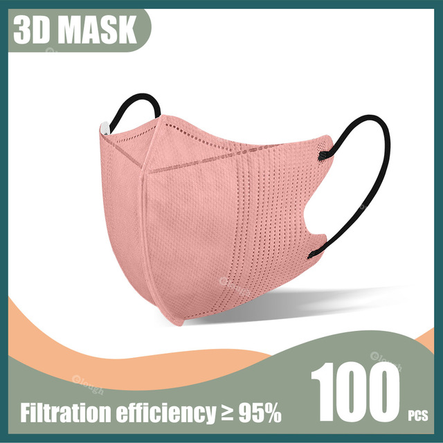 Elough Morandi 3D Mask for Mascaras kn95 korean fish mask ffp2fan adult 4L Ayers FFP 2 KN95 Mask KN 95 Mask Black