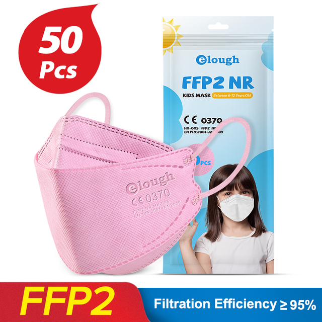 Elo FPP2 Masks For Kids 6-12 Years Korean Fish Mascarilla Infantil FPP2 Resale 4 Layers FFP2 KN95 Mask For Kids