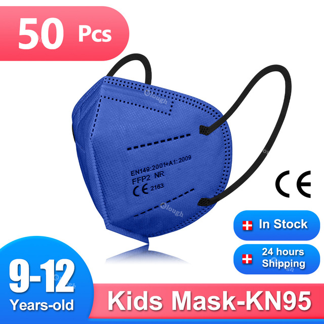 Kids Mask 6-12 Years FFP2 CE Mascarillas FPP2 Niños Kids Fish Masks FP2 Certified KN95 Kids Face Mask ffp2maske 4 Ply