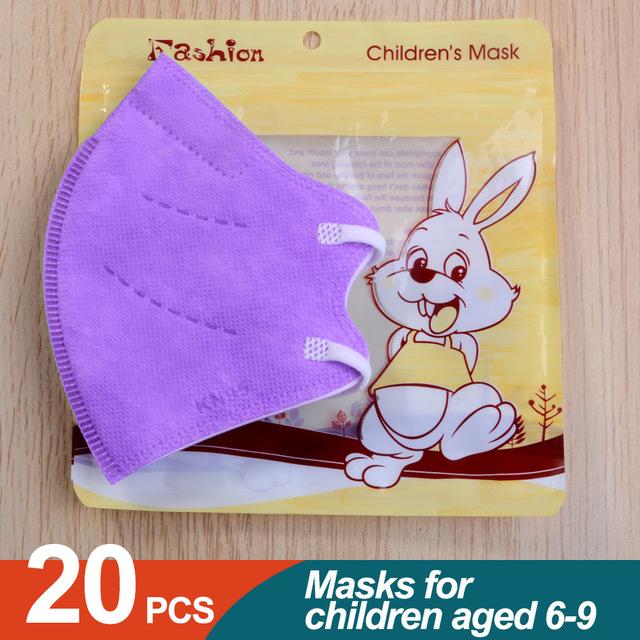 10/20/50pcs ffp2mask niños 6-9old mask for children kn95 mascarillas niños ce washable kids ffp2reutilizable fpp2 infantil masks