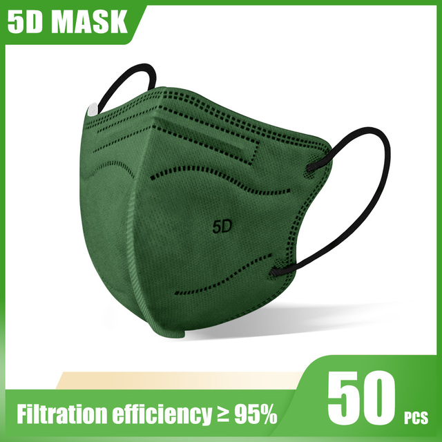 Elough 5D FFP2 Mascarillas KN95 Certified Adult Colorful ffp2fan Kn95 Face Mask FPP2 Approved Mascarillas Fpp2 Mask