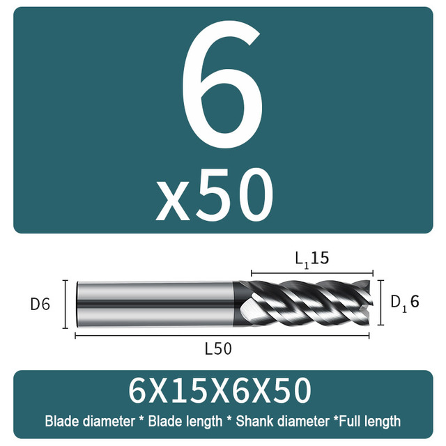 Carbide Milling Cutter 4 Flute Harden Tungsten Alloy Steel Face End Mill Lengthening 16mm 150mm Computer Tools Stainless Special HRC 65