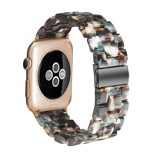 resin watches for apple watch 7 6 5 band 44mm iwatch 42mm series 4 3 2 wrist strap accessories loop 40mm replacement bracelet