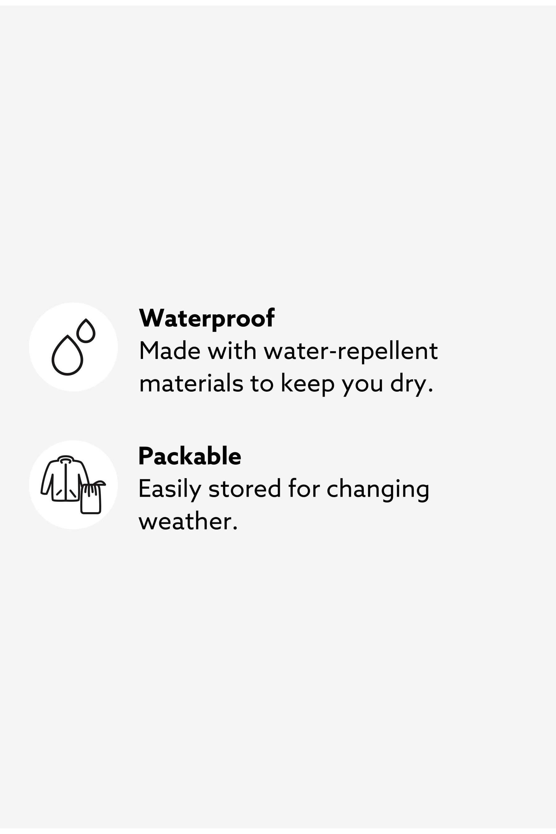 Waterproof Packable Jacket