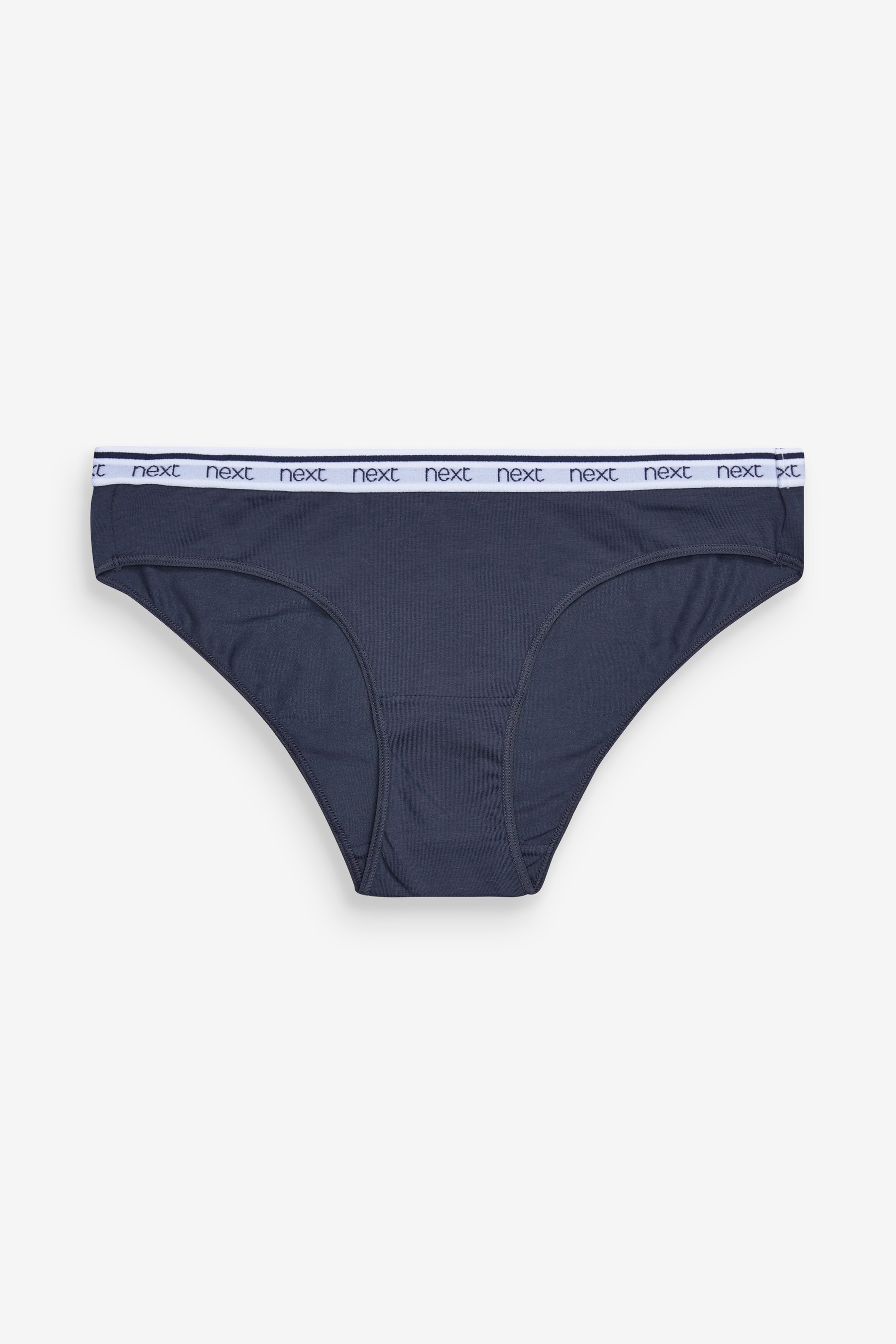 Cotton Rich Logo Knickers 4 Pack Bikini