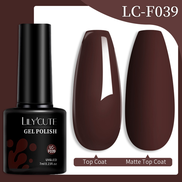 LILYCUTE Thread Shell Nail Gel Polish 7ml Pearl Shell Semi Permanent UV Gel Base Top Coat Popular in Autumn and Winter