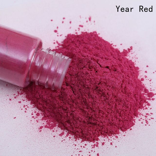 Colorful pearl mica pigment powder for nails glitter art, soap making epoxy resin eyeshadow lipstick car paint