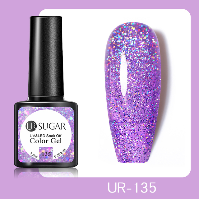 ur sugar 7.5ml gel nail polish nail color soak off uv gel varnish semi permanent uv gel nail art varnish base top coat