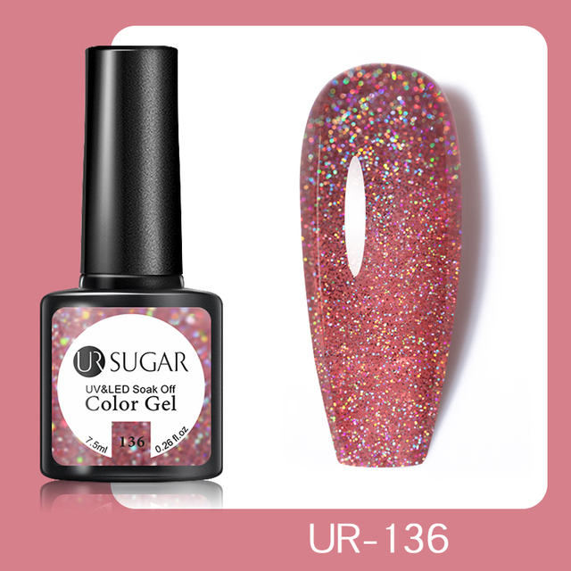 ur sugar 7.5ml gel nail polish nail color soak off uv gel varnish semi permanent uv gel nail art varnish base top coat