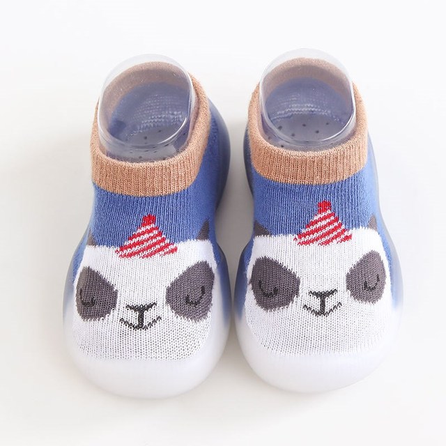 Baby sock shoes anti-skid spring autumn cartoon animal breathable shoes baby girl baby boy soft TPE sole baby boy casual shoes