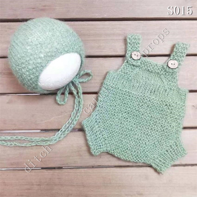 Newborn photography props, pants, hats, mohair woven props, newborn photography clothes