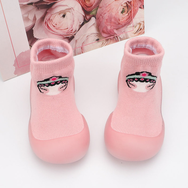 Baby Boy Girl Shoes Autumn Winter Spring Infant Nonslip Sock Baby Soft Rubber Sole Sock Toddler Shoes Anti-slip Floor Socks Shoes