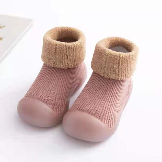 Winter Infant Baby Boy Boots Warm Plush Baby Girls Boys Boots Snow Boots Outdoor Soft Bottom Non-slip Baby Kids Boots Shoes