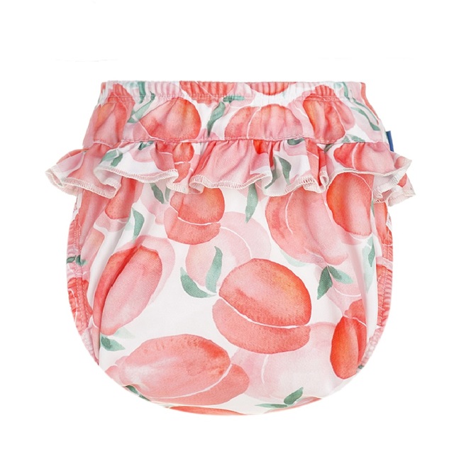 Happyflute - Baby Lace Diapers 3 Sizes 6-25KG Soft Baby Girls Swim Trunks Floral Print Cloth Diapers