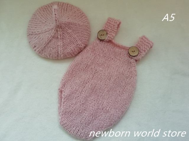 Newborn photography accessories, hat, hat and shorts