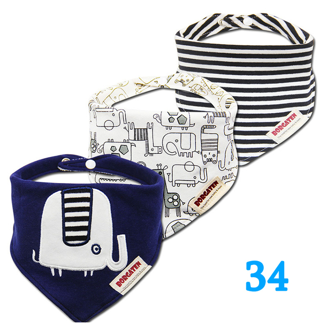 3pcs Organic Cotton Baby Gauze Scarf Burp Cloth Bandana Bibs Newborn Baby Boy Infant Girl Toddler Winter Scarf Waterproof Bib