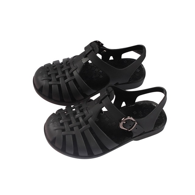 Children Gladiator Sandals Breathable Perforated PVC Children Summer Shoes New Fashion Beach Boys Girls Summer Shoes 2021