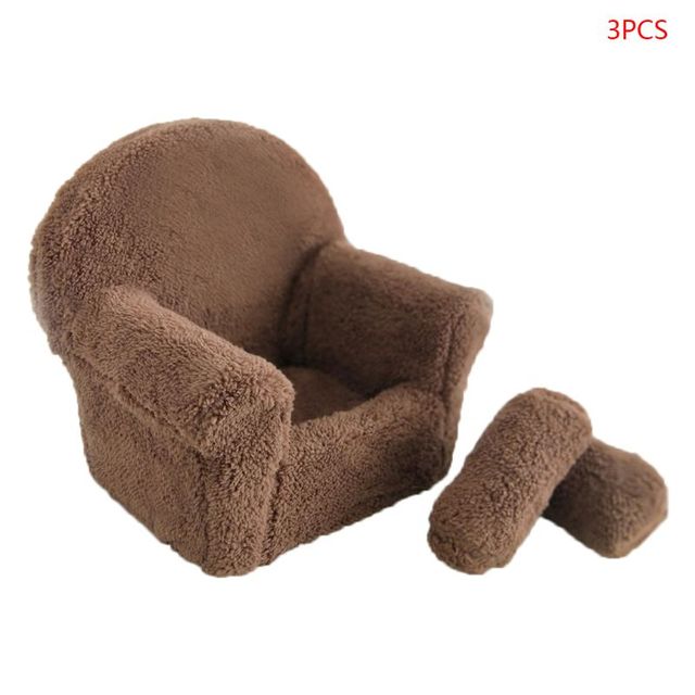 3pcs/set Newborn Baby Posing Mini Sofa Arm Chair Pillows Infant Photography Props Photo Accessories