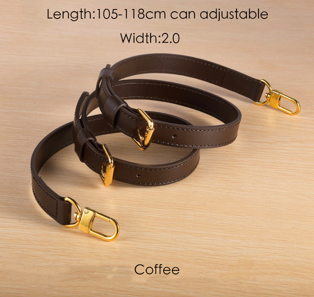 Genuine Leather Bag Strap High Quality Shoulder Strap Bag Accessories Narrow Bag Strap Hot Fashion Shoulder Bag Parts