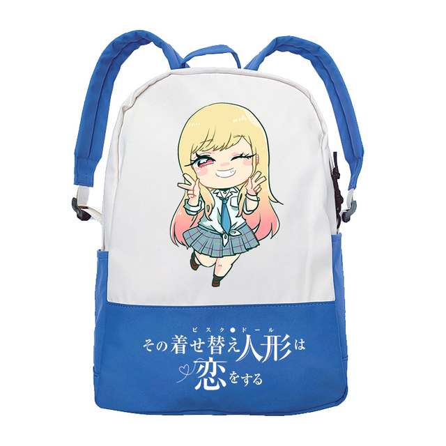 Anime Manga My Sweetheart Dress Students Backpack Large Capacity School Bag Shoulder Bags High Quality For Boys Girls