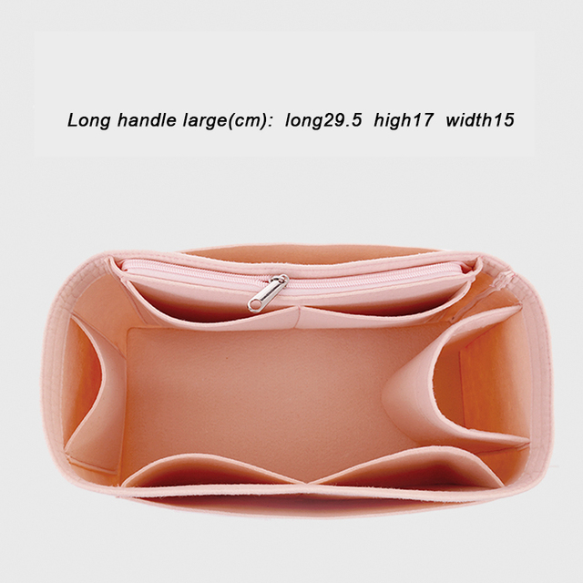 New Multifunctional Women Felt Insert Bag Makeup Cosmetic Bags Travel Inner Purse Handbag Storage Organizer Tote for Longchamp