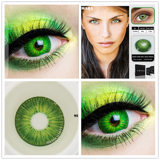 AMARA 2pcsCosplay Anime Eyes Lenses for Eyes AYY Series Makeup Sharingan Beauty Contact Lenses Eye Cosmetic Color Lens Eyes