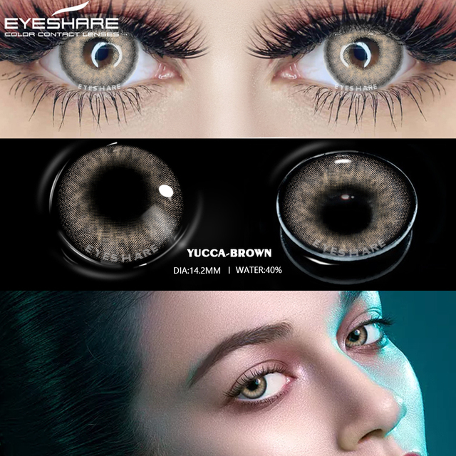 Eyeshare Colored Eye Lenses Annual Makeup Colored Eye Contact Lenses Eye Contact Lenses Cosmetic Colored Eyes Eyes Makeup