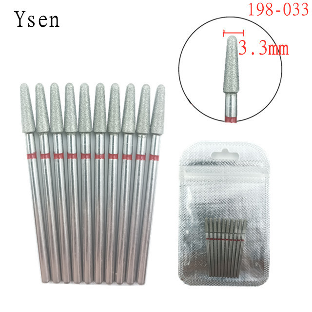 10pcsSet Diamond Nail Drill Bit Artery Electric Cutters For Pedicure Manicure Files Cuticle Burr Nail Tools Accessories