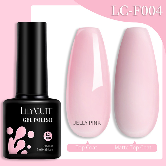 LILYCUTE Thread Shell Nail Gel Polish 7ml Pearl Shell Semi Permanent UV Gel Base Top Coat Popular in Autumn and Winter