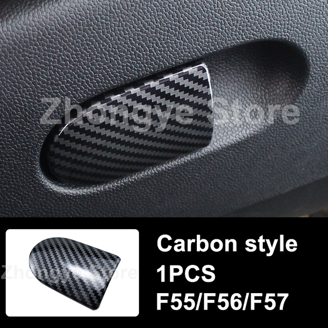 Modified Style Carbon Fiber Car Interior Stickers For Mini One Cooper S JCW Clubman F54 F55 F56 F57 F60 Countryman Accessories