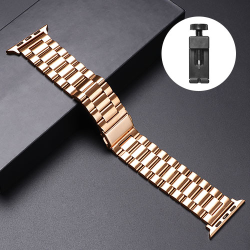 Metal Strap for Apple Watch Band 44mm 42mm 40mm 38mm 41 45mm Stainless Steel Bracelet for iWatch 7 6 SE 5 4 3 Series Accessories