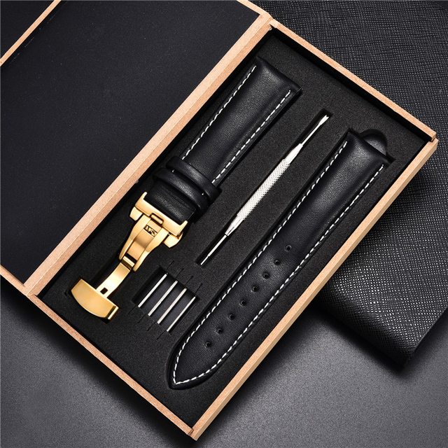 Soft Leather Watch Straps for Samsung Galaxy Gear S3 Business Strap Bracelets Men Women Watches 18mm 20mm 22mm 24mm