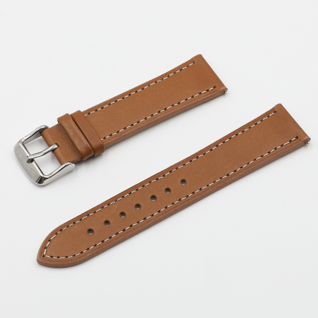 High Quality Retro Watch Strap Band 18mm 20mm 22mm 24mm Leather Watchbands Gray Black Brown Blue For Men Watch Accessories