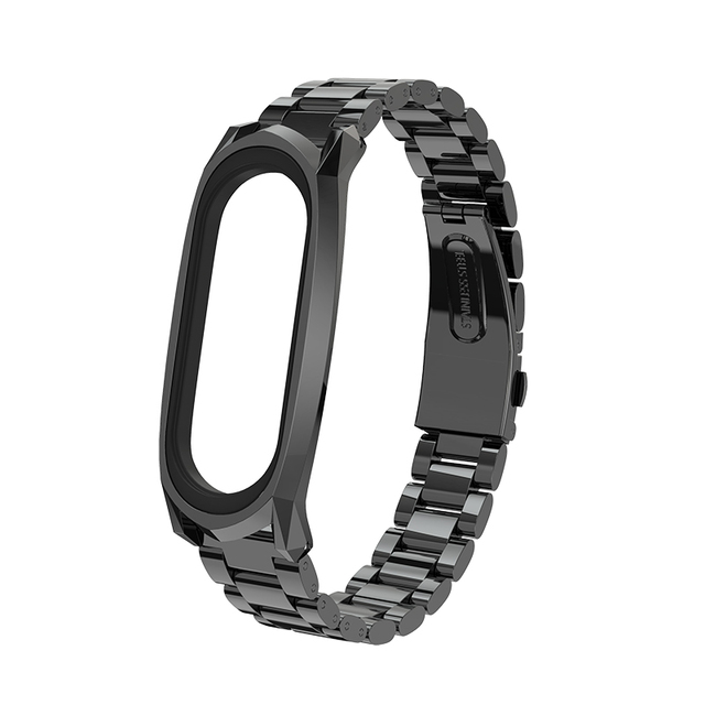 Strap for Xiaomi Mi Band 6 5 NFC Universal Metal Wrist Bracelet for Mi Band 4 Strap Stainless Steel Wristbands for Mi Band 3 Correa