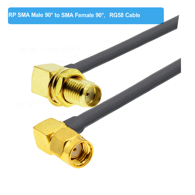 BEVOTOP SMA Male Plug to SMA Female Jack RG58 Cable 50ohm RF Coaxial Pigtail SMA WiFi Antenna Extension Cord Connector Adapter