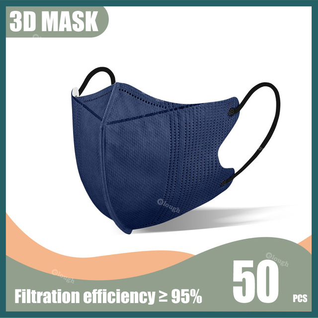 Elough Morandi 3D Mask for Mascaras kn95 korean fish mask ffp2fan adult 4L Ayers FFP 2 KN95 Mask KN 95 Mask Black