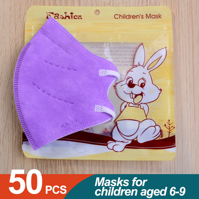 10/20/50pcs ffp2mask niños 6-9old mask for children kn95 mascarillas niños ce washable kids ffp2reutilizable fpp2 infantil masks